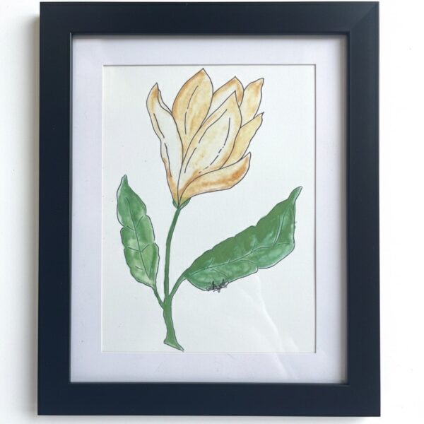 Watercolor Magnolia
