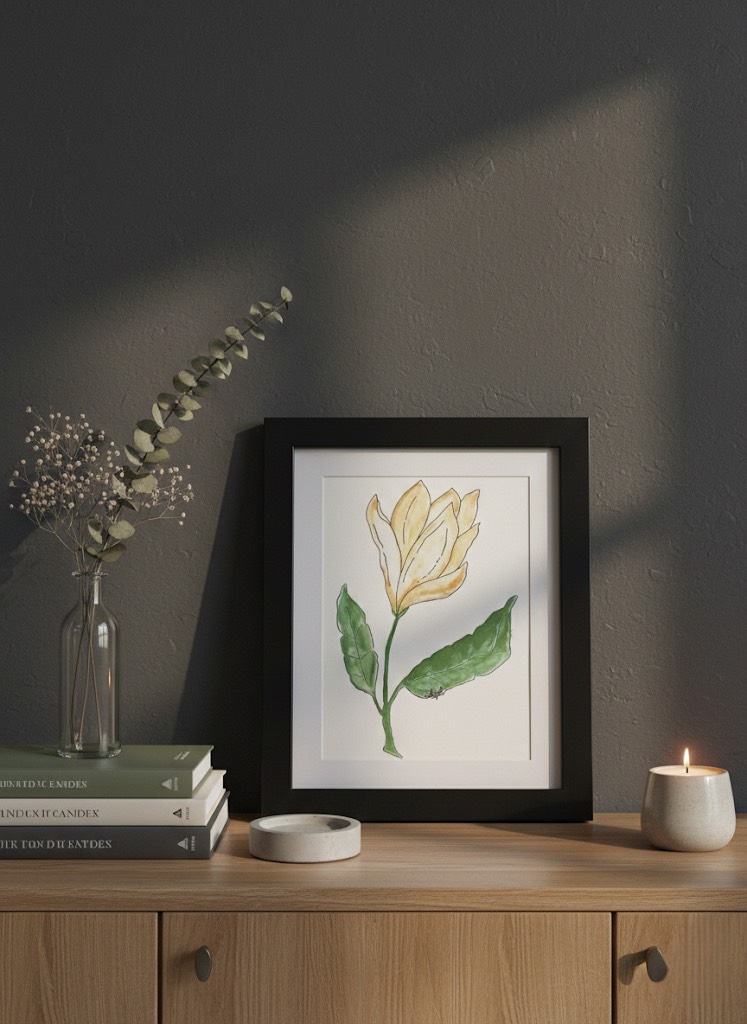 Watercolor Magnolia - Image 2