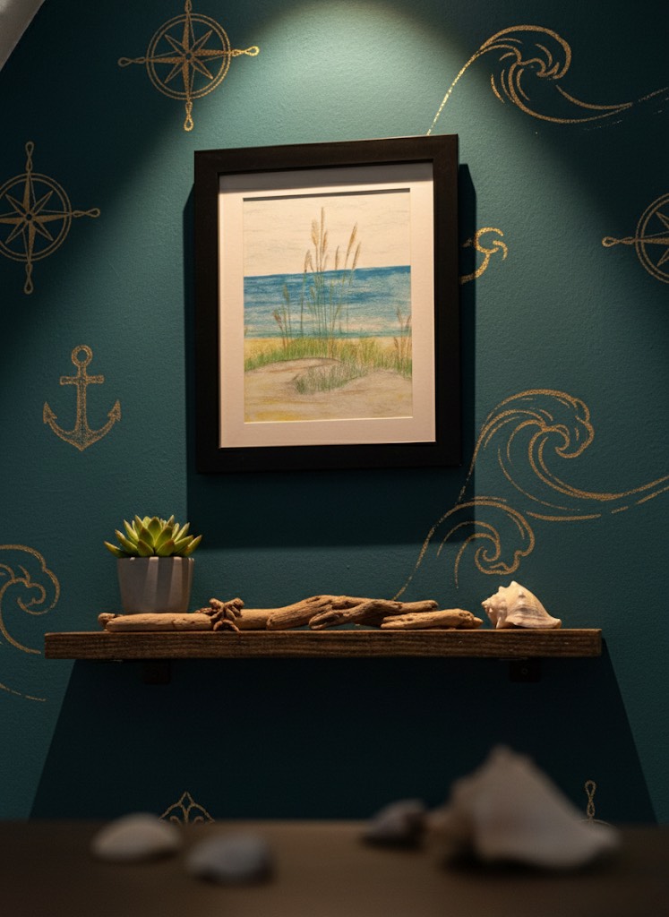 Beach Scene Art - Image 3