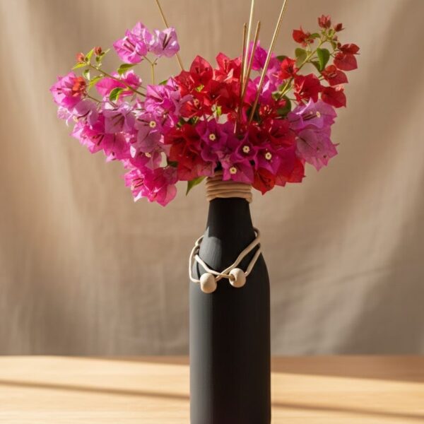 Crested Coal Vase