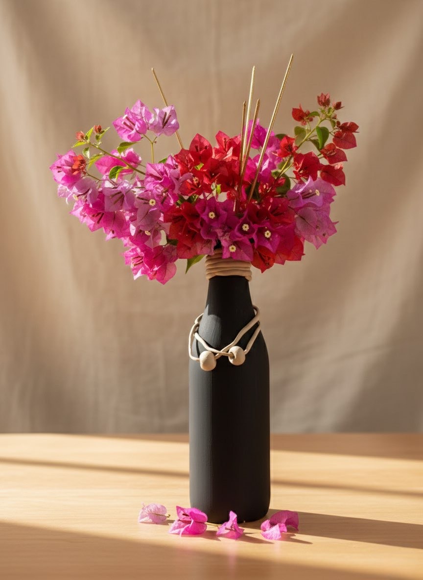 Crested Coal Vase