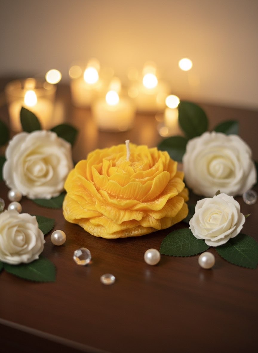 Peony Candle-Pack of 2 - Image 3