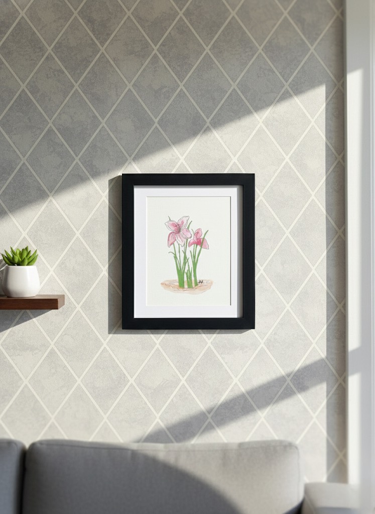 Pink Lily Art Print - Image 2