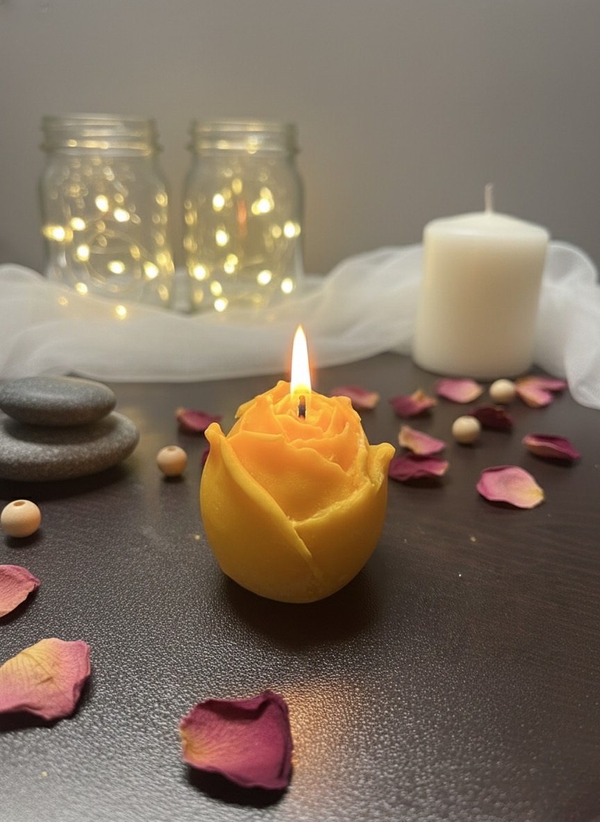 Rose Candle